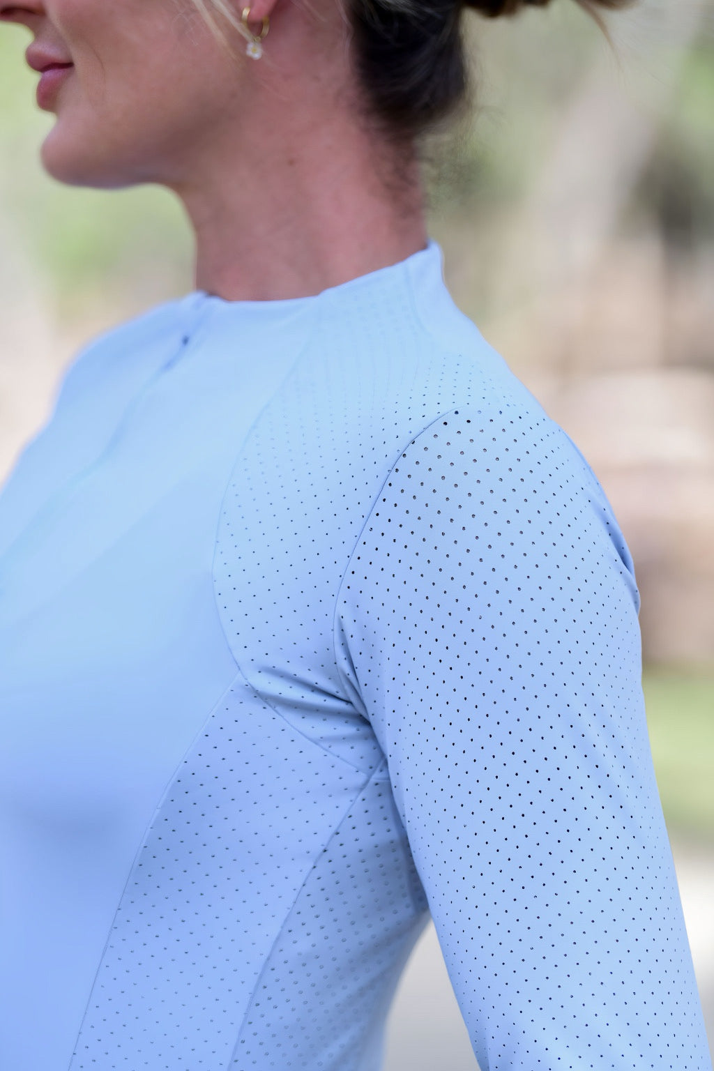 Tech Base Layer - Long sleeve Blue
