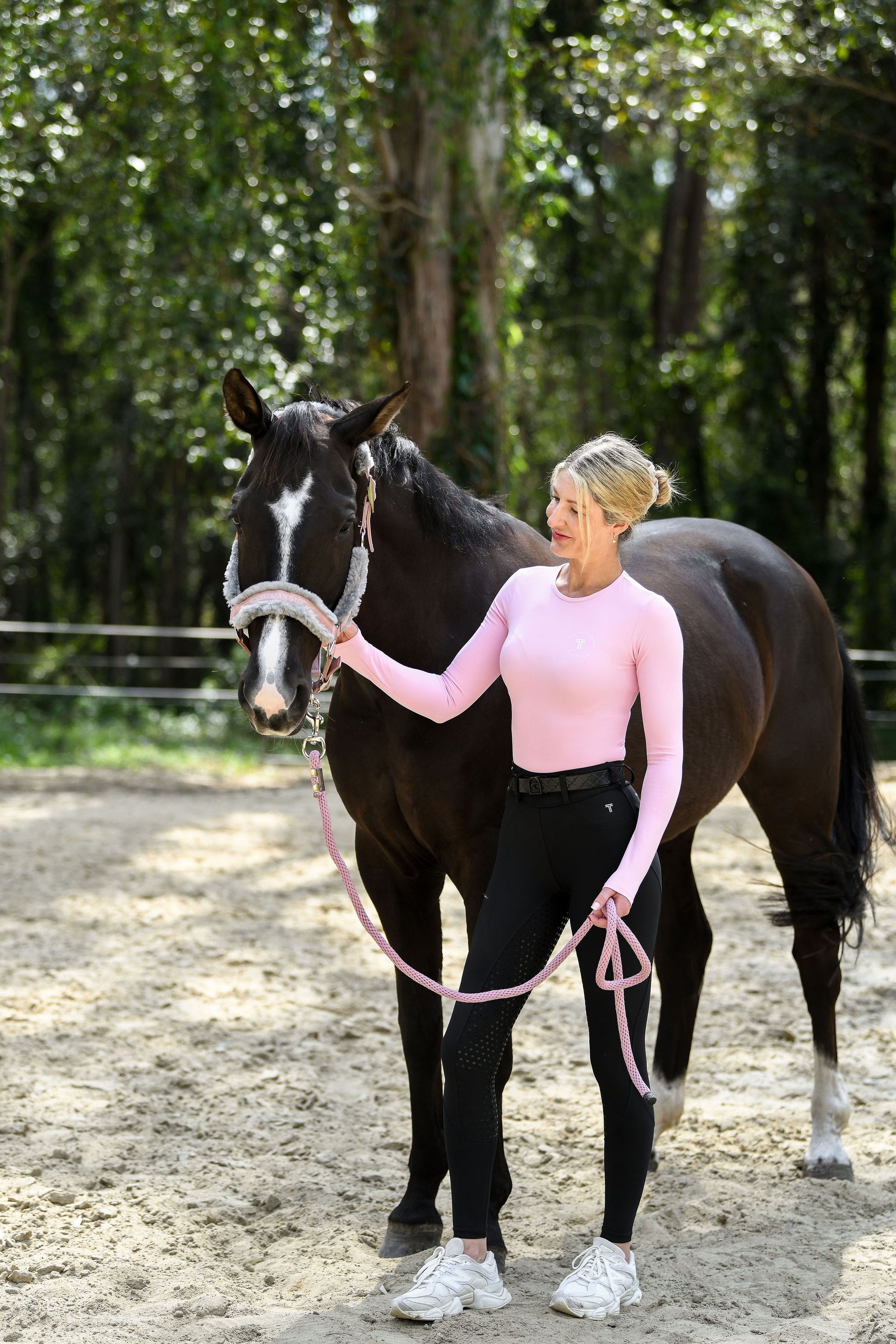 Signature Long Sleeve Top- Pink