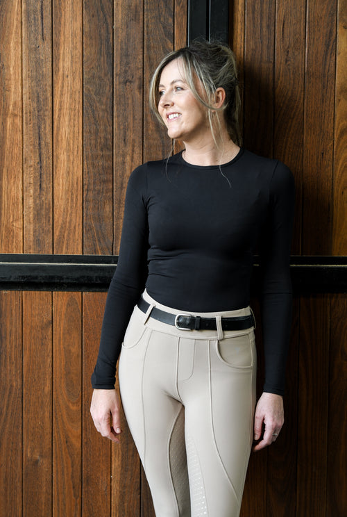 Core Long Sleeve Base Layer Black