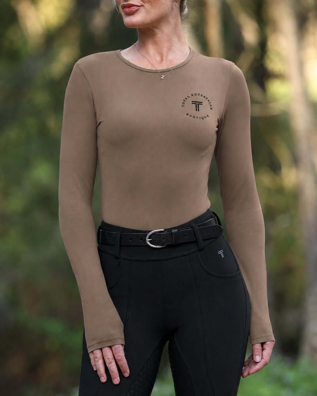 Signature Long Sleeve Top - Caramel